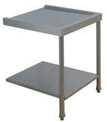 Table entrée/sortie pour machines à paniers 500 x 500 ou 600 x 500 - 80202