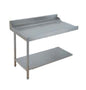 Table entrée/sortie pour machines à paniers 600 x 500 - Configuration en angle - 70205