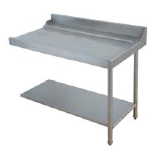 Table entrée/sortie pour machines à paniers 600 x 500 - Configuration en angle - 70207