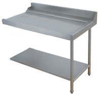 Table lisse pour machines à capot panier 600 x 500 - PAP127DC