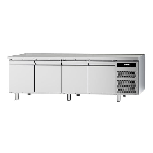 Table réfrigérée à chocolat positive +4/+18°C sans plan de travail - 4 portes - 620 L - TCS84P - EVOLUTION - ILSA