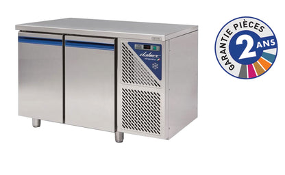 Table réfrigérée positive 0/+10°C - 300 L - 2 portes - Sans dessus - Avec groupe logé - TG702SD-3 - Dalmec