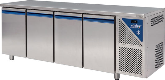 Table réfrigérée positive - Sans groupe - 816 L - 4 portes pleines - Prof. 800 - 600 x 400 - Sans dosseret - TP804SGC-3 - Dalmec