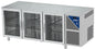 Table réfrigérée vitrée positive 0/+10°C - 350 L - 3 portes - Prof. 600 - 430 x 325 - Sans dessus - SN603SDV-3 - Dalmec