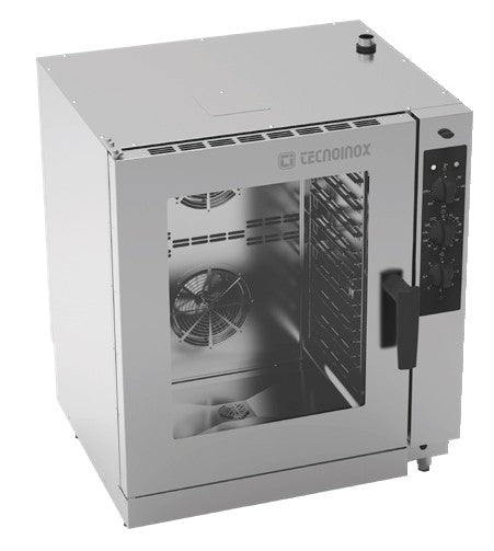 Tecnoinox - Four mixte électrique à injection directe avec commandes mécaniques - 16,5 kW - Gamme TECNOCOMBI - FMI10EM