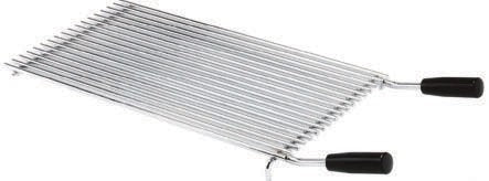 Tecnoinox - Grille spéciale poissons pour charcoals - 300 x 480 mm - Gamme 600 - 120630