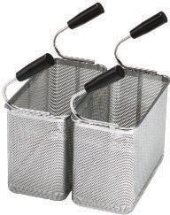 Tecnoinox - Kit 2 paniers de cuiseur à pâtes GN1/3 - 290 x 145 x 200 mm - 120620