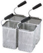 Tecnoinox - Kit 4 paniers de cuiseur à pâtes GN1/6 - 140 x 140 x 200 mm - 120625