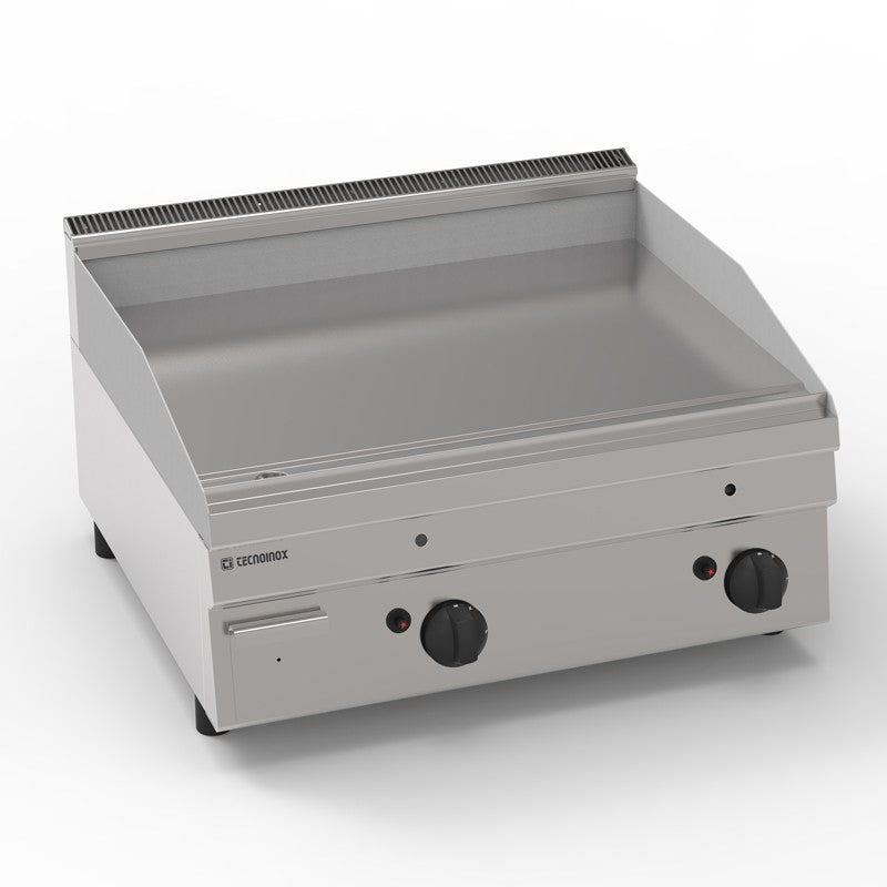 Tecnoinox - Plaque lisse double gaz - 696 x 520 mm - Gamme 600 - FTL70GG6