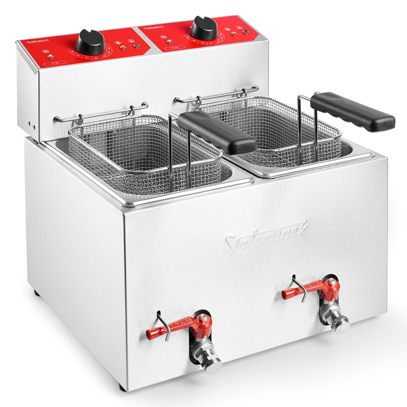 FRITEUSE ÉLECTRIQUE - 2 X 5 L - TRI - VALENTINE