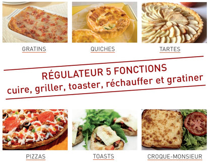 Toaster multifonction avec régulateur - Junior 2 étages - 230 V - 11042