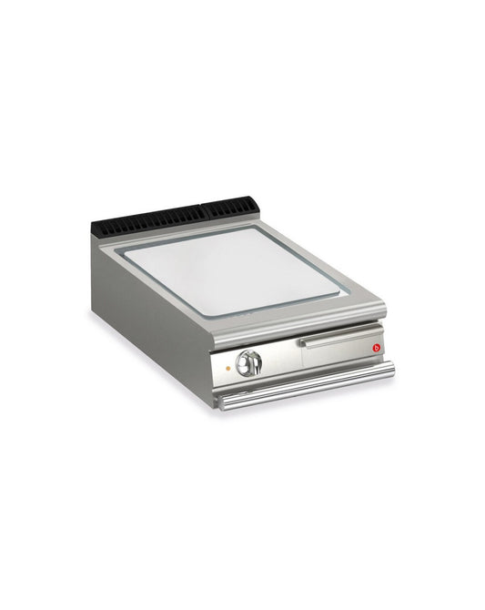 Top plancha électrique - Plaque lisse 37,3 dm² - AISI 430 - Larg. 600 mm - 505 x 490 - Gamme QUEEN 700 - 70QSFTE603 - Baron