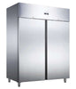 Armoire réfrigérée positive 2 portes pleines 1300 L - Finition Inox