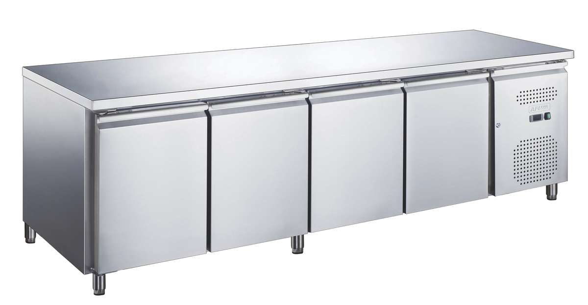 TABLES RÉFRIGÉRÉES Série Afistar 2 - 3 - 4 portes Positives évaporateur traité