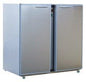 Unifrigor - Arrière-bar Inox - Série CLASSIC - Sans groupe - 2 moyennes portes pleines - 380 litres - U72MISG