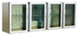 Unifrigor - Arrière-bar Inox - Série LEDS - Sans groupe - 4 moyennes portes vitrées - 610 litres - U54MVISG