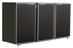 Unifrigor - Arrière-bar Skinplate - Série CLASSIC - Sans groupe - 3 larges portes pleines - 736 litres - U73LSSG