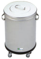 POUBELLE MOBILE INOX