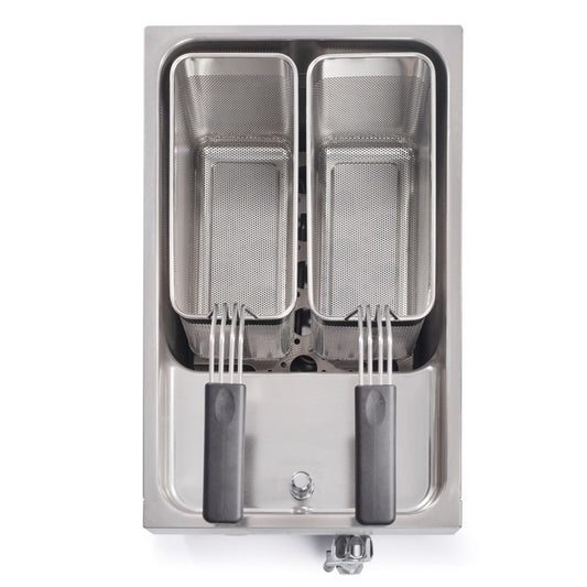 2 PANIERS RECTANGULAIRES INOX - POUR CUISEURS À PÂTES