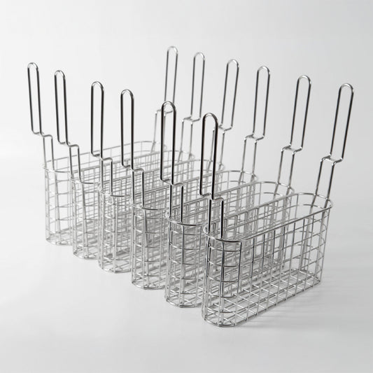 6 PETITS PANIERS INOX - POUR CUISEURS À PÂTES