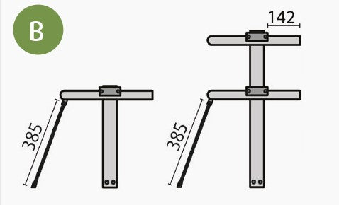 Verre pare-haleine pour étagère en inox - SELF-SERVICE 750 - SKVFI1450 - Nosem