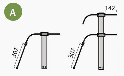Verre pare-haleine pour étagère en verre - SELF-SERVICE 750 - SKVFV1125 - Nosem