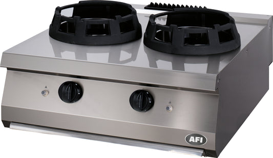 WOK GAZ - GAMME 700 - 2 FEUX